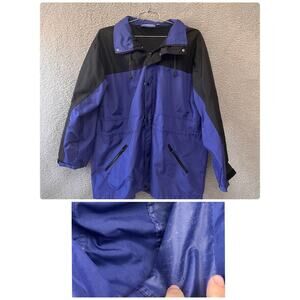 Vintage Trademark Sportswear Full Zip Windbreaker Jacket Men's Top Plus Size XXL